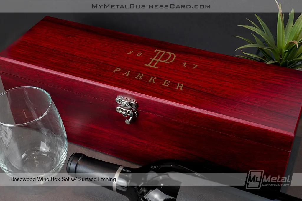 Wine Box & Tools | My Metal Business Card