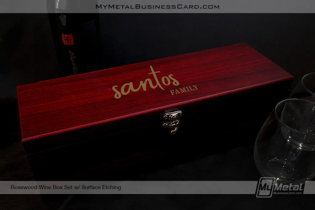 Wine Box & Tools | My Metal Business Card