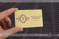 Brass-Finish-Membership-Card-With-Screen-Printing-455210