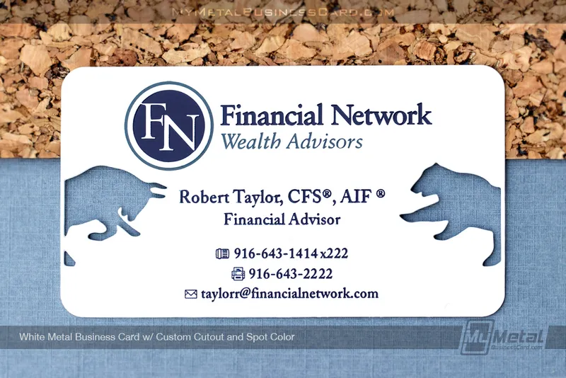 White-Metal-Business-Card-Custom-Cutout-FN-Wealth-Advisors