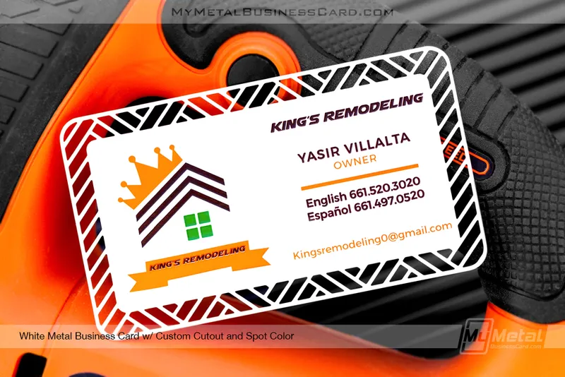 White-Metal-Business-Card-Custom-Cutout-Spot-Color-Kinds-Remodel