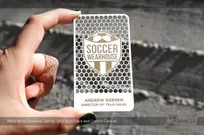 White-Metal-Business-Card-With-Custom-Cutouts-Gold-Color-For-Soccer