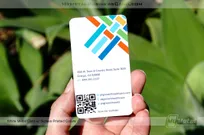 White-Metal-Business-Card-With-Screen-Printed-Color-And-QR-Code-For-Alignment-Healthcare