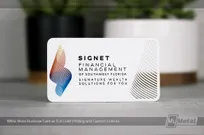White-Metal-Membership-Card-With-Colorful-Full-Color-Printed-Rainbow-Logo