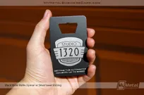 Black-Metal-Bottle-Opener-Business-Card-With-Silver-Laser-Etching