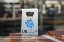 Stainless-Steel-Bottle-Opener-Business-Card-With-Blue-Logo