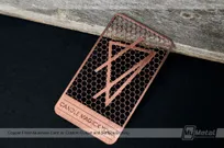 Copper-Finish-Business-Card-Candle-Yoga