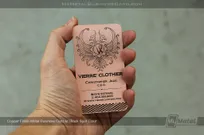 Copper-Finish-Card-Black-Screen-Printing