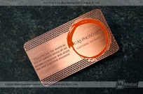 Copper-FInish-Metal-Business-Card-for-Photographer-Photography-Business-Custom-Design-Cutout-Spot-Color