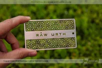 Copper-Finish-Metal-Business-Card-With-Custom-Cutout