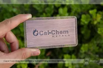 Copper-Finish-Metal-Business-Card-With-Cutout-Border