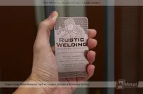 Copper-Finish-Metal-Business-Card-With-Cutout-Logo