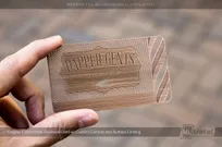 Copper-Finish-Metal-Business-Card-With-Elegant-Design