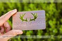 Copper-Finish-Metal-Business-Card-With-Rustic-Look