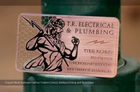 Copper-Metal-Business-Card-Custom-Cutout-Spot-Color-TR-Electrical