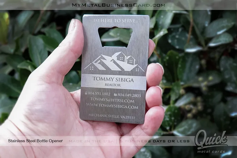 Stainless-Steel-Quick-Metal-Bottle-Opener-Business-Card-For-Realtor