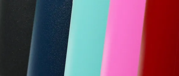  metal tumbler colors layered in variety of hues