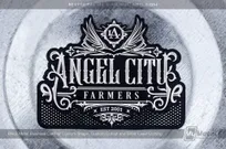 Black-Metal-Business-Card-Custom-Shape-Custom-Cutout-Silver-Laser-Ecthing-Angels-Farming