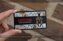 Black-Metal-Business-Card-With-Cut-Out-Pattern