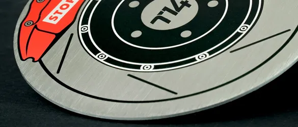 screen printing on metal coaster