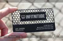 MMBC-Black-Quick-Metal-Card-With-Modern-Honeycomb-Geometric-Design