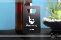 Black-Quick-Metal-Bottle-Opener-Business-Card-With-Variable-Data-For-Brewery