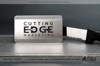 Stainless-Steel-Quick-Metal-Card-with-Cutout-Pattern-and-Black-Spot-Color-Printing-For-Marketing-Group