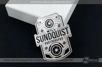 Stainless-Steel-Business-Card-For-Photography-Custom-Shape-Cutout-Spot-Color