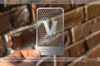 Stainless-Steel-Metal-Business-Card-With-Custom-Cutouts-And-Gray-Spot-Color