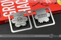 Stainless-Steel-Metal-Bookmark-Business-Card-Custom-Shape-For-Growth-Hacking-Authors