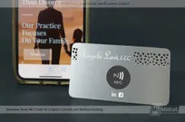 Stainless-Steel-NFC-Business-Card-With-Website-Coded-Chip