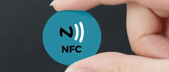 NFC Chip in hand