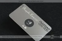 Stainless-Steel-Metal-NFC-Business-Card-with-Encoded-Custom-Printed-NFC-CHip-and-Design