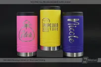 Slim-Metal-Beverage-Holders-Silver-Laser-Etching-Bold-Colors