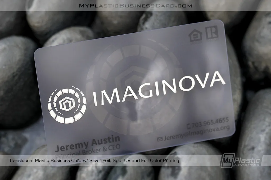 Translucent-Plastic-Business-Card-Silver-Foil