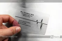 MPBC-Clear-Plastic-Business-Card-With-Black-Spot-Color-For-Medical-Center-