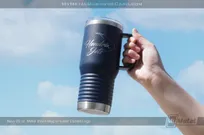 Navy-20-oz-Metal-Travel-Mug-Laser-Etched-Logo