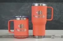 Coral-15oz-Metal-Mug-20-oz-Metal-Travel-Mug-Laser-Etched-Logos