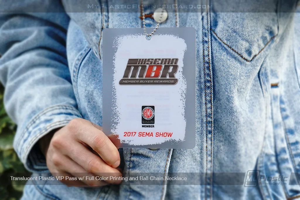 Plastic Event Badges