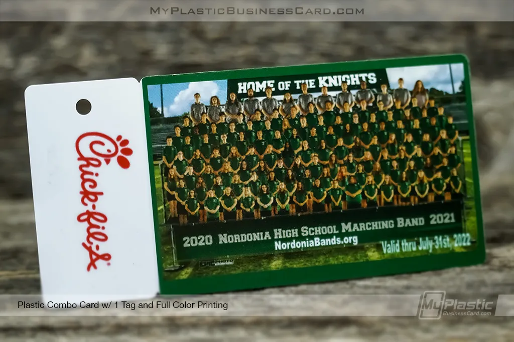Plastic-Snap-Card-with-One-Key-Tag-and-Full-Color-Printing-for-Chick-Fil-A
