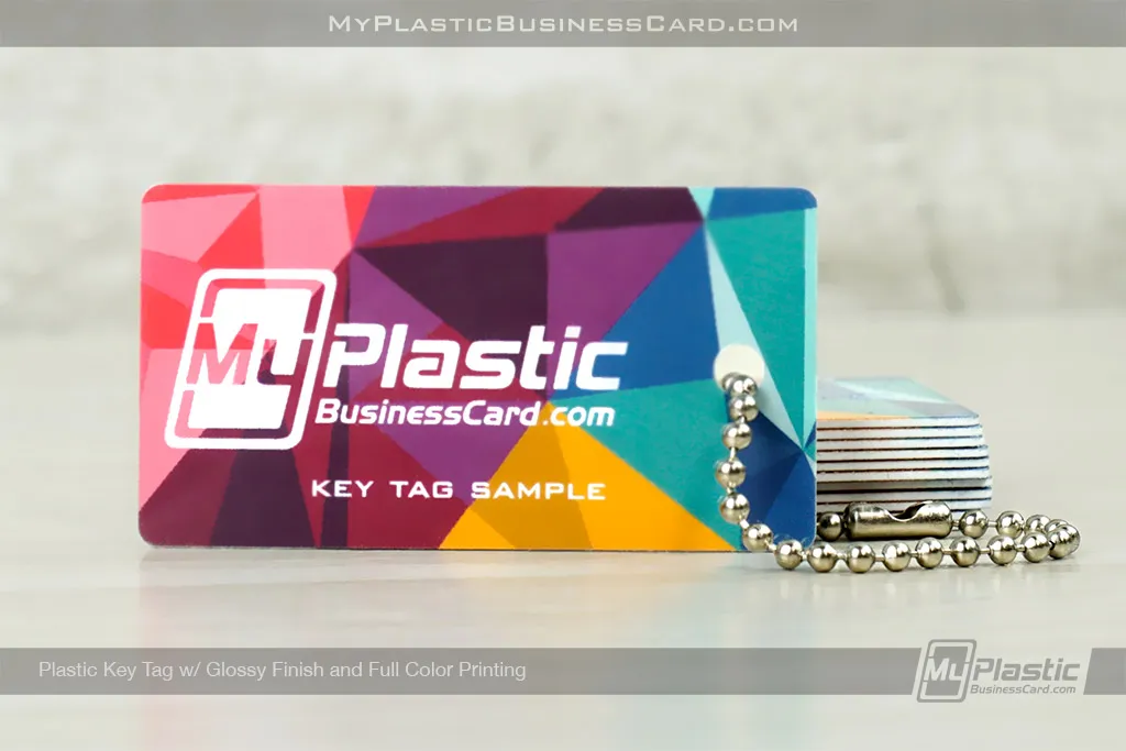 Plastic-Key-Tag-with-Ball-Chain-Ring-and-Glossy-Finish-Full-Color-Print