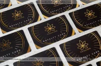 Matte-Black-Plastic-Business-Card-Gold-Foil-Bud-King