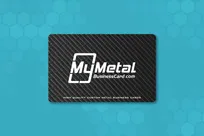 Carbon Fiber Custom Business Card with Double Sided Printing