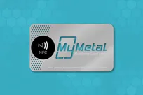 Metal NFC BUsiness Card with Custom Chip Stainless Steel Design
