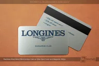 Stainless-Steel-Metal-Membership-Card-Blue-Spot-Color-Magnetic-Stripe