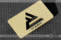 Brass-Metal-Membership-Card-Custom-Cutouts-Surface-Etching-Black-Color