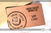 Copper-Metal-Membership-Card-Custom-Cutouts-Black-Spot-Color-Diamond