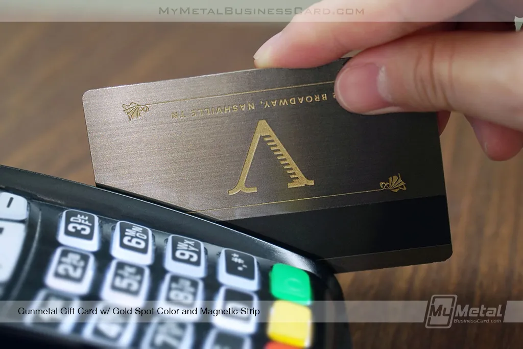 Gunmetal-Gift-Card-Gold-Spot-Color-Magnetic-Strip-Swipe