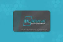 Gunmetal Business Cards