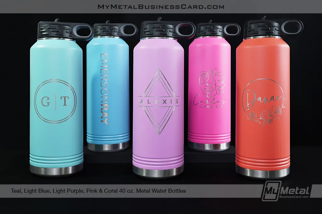 Teal-Light-Blue-Light-Purple-Pink-Coral-40-oz-Metal-Water-Bottles